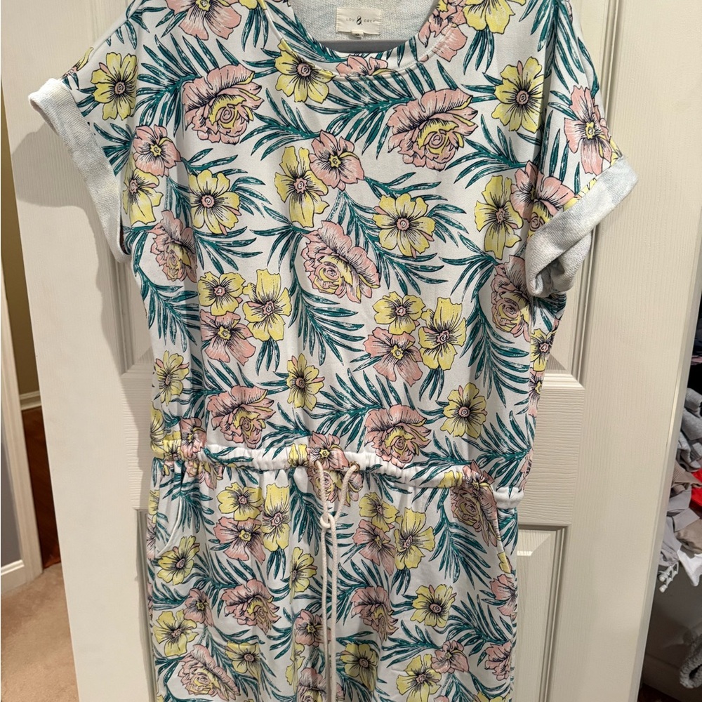Lou & Grey Tropical Floral Dress